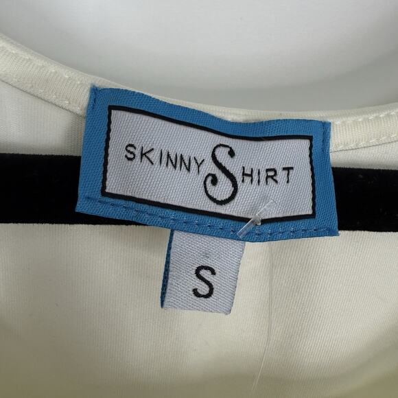 Skinny Shirt Sleeveless Layering Blouse Womens size Small White Slimming NEW - Picture 9 of 14